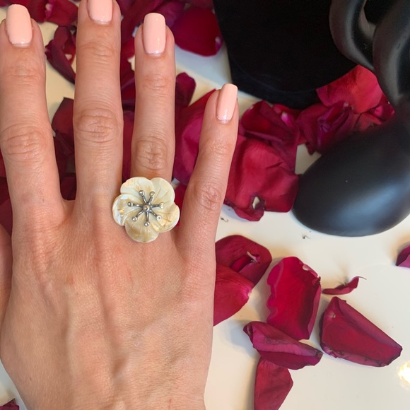 Mother of pearl JENAVI ring - Picture 2 of 5